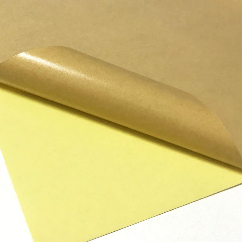 TownStix 150 Sheets, Kraft Sticker Paper Labels, Laser/Inkjet Printing - Letter Size (8.5 x 11) - Image 3